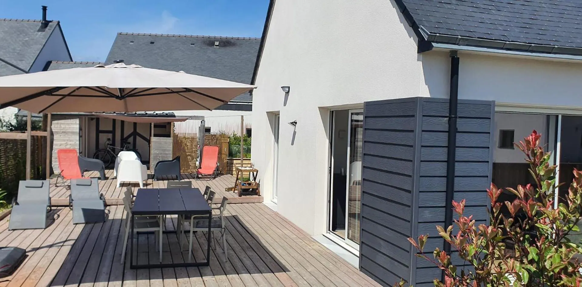 St Gildas De Rhuys - Maison 10 Personnes, 900 M Plage サン・ジルダ・ド・リュイス